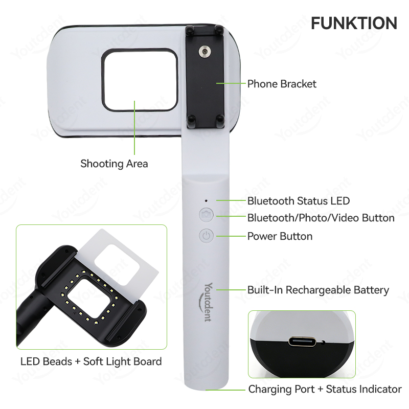 Youtodent Handheld Dental Flas - огляд і ціна Photography Lighting Handheld