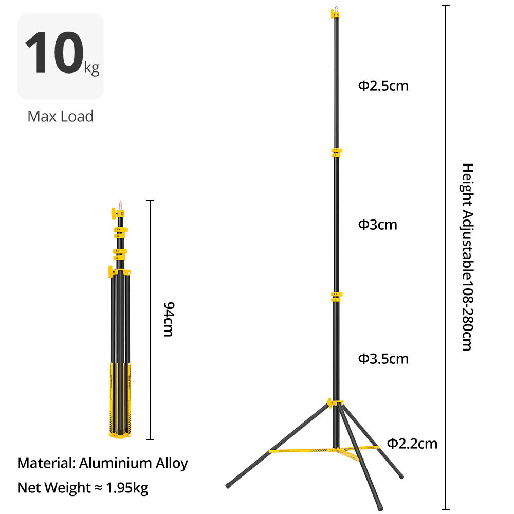 AMBITFUL GM280Y 280cm Professi - огляд і ціна Photography Lighting Meter