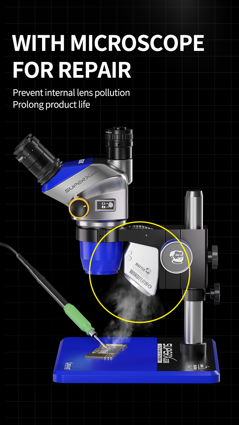 MECHANIC WindFlow X Microscope - огляд і ціна Photography Lighting Kit Portable