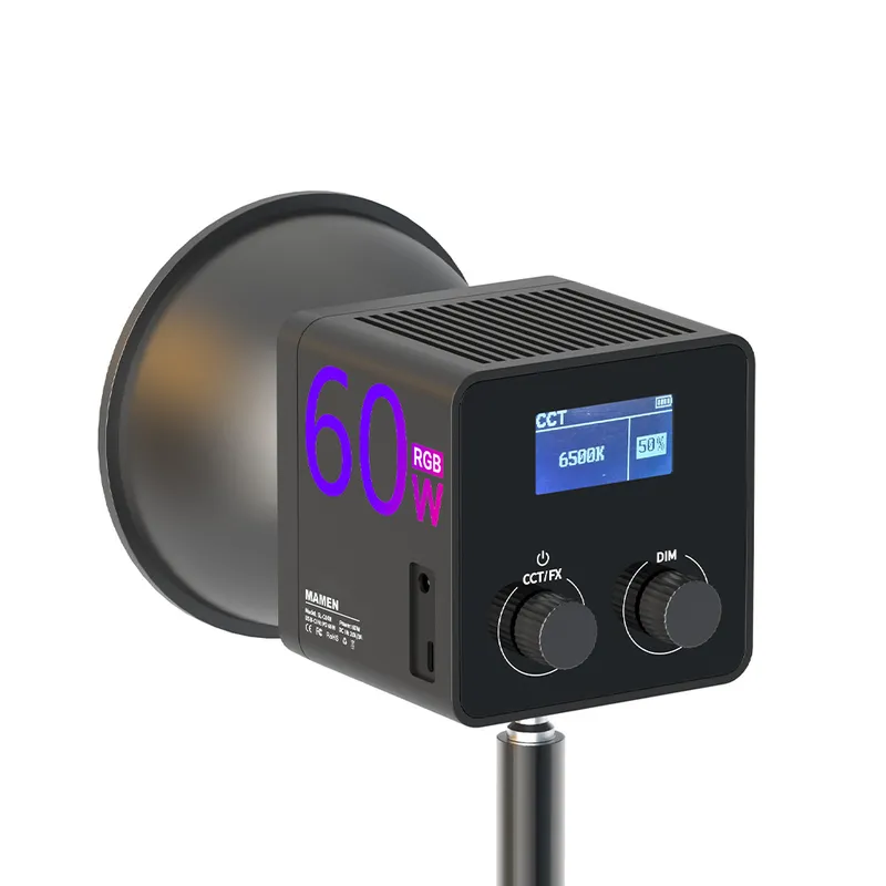 60W Portable LED COB Video Lig - огляд і ціна Photography Lighting Handheld